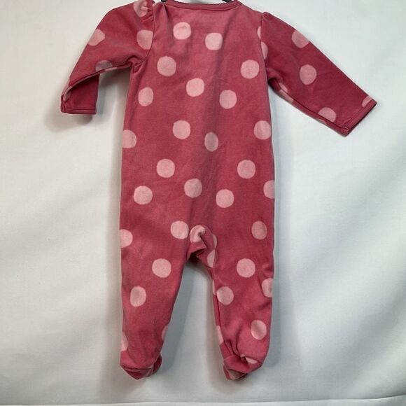 Carter’s Child of Mine Punk Polkadot Sheep Fleece Sleep and Play 3-6 months EUC - Picture 7 of 12